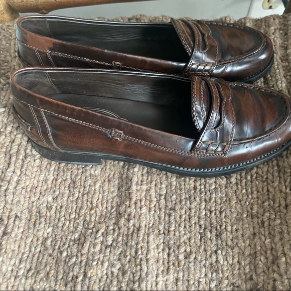 TOD’S Women’s Leather Penny Loafers Sz 38|7 - Picture 6 of 14